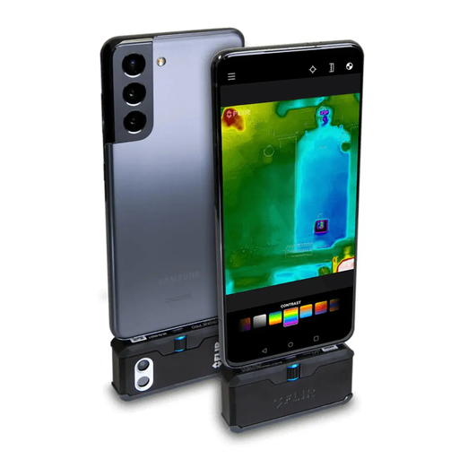 Teledyne FLIR FLIR ONE PRO USB C dual phone front and back thermal display.