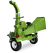 YardBeast 6525 commercial wood chipper green heavy duty logo.